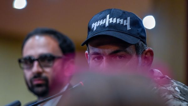 Пресс-конференция Никола Пашиняна (24 апреля 2018). Гостиница Marriott Armenia, Ереван - Sputnik Արմենիա