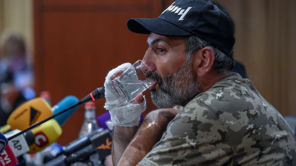 Пресс-конференция Никола Пашиняна (24 апреля 2018). Гостиница Marriott Armenia, Ереван - Sputnik Армения