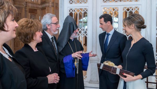 Президент Сирии Башар Асад принял представителей армянской общины (23 апреля 2018). Ереван - Sputnik Армения