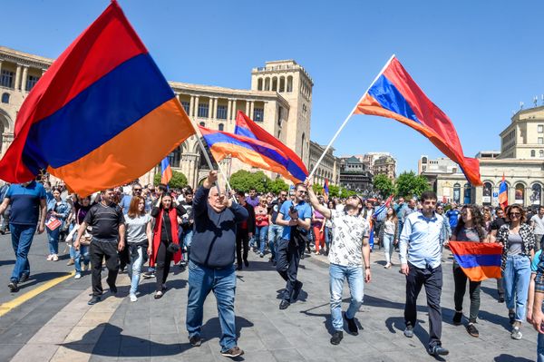 Բողոքի երթ Հանրապետության հրապարակում - Sputnik Արմենիա