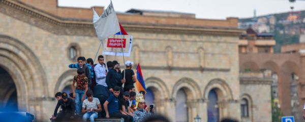 Площадь Республики перед митингом протестующих (25 апреля 2018). Ереван - Sputnik Արմենիա