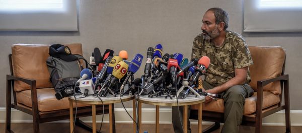Пресс-конференция Никола Пашиняна (27 апреля 2018). Гостиница Marriott Armenia, Ереван - Sputnik Армения
