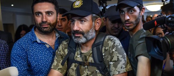 Пресс-конференция Никола Пашиняна (27 апреля 2018). Гостиница Marriott Armenia, Ереван - Sputnik Армения