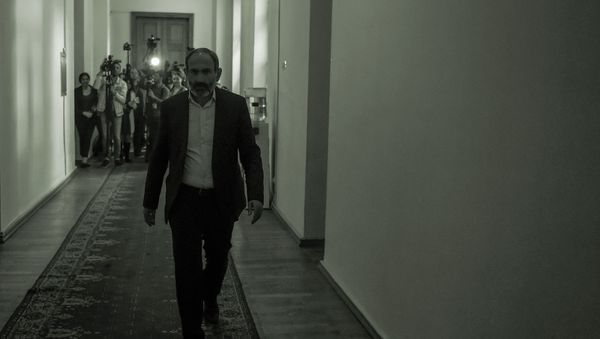 Лидер оппозиционной фракции Елк в НС Никол Пашинян (30 апреля 2018). Еревaн - Sputnik Армения