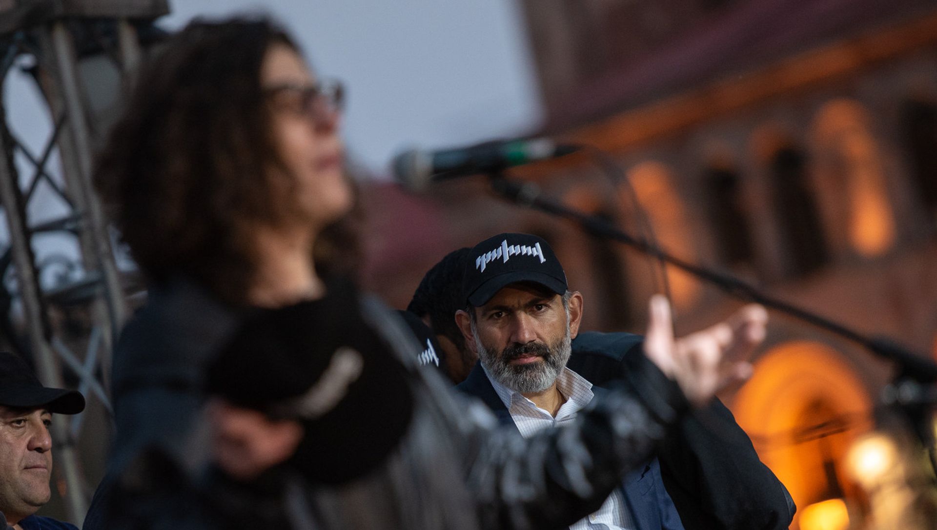 Речь Арсине Ханджян во время митинга на площади Республики (30 апреля 2018). Еревaн Речь Арсине Ханджян во время митинга на площади Республики (30 апреля 2018). Еревaн - Sputnik Армения, 1920, 16.04.2021