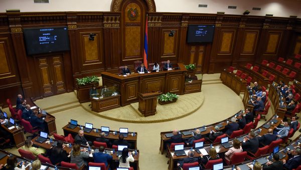 Специальное заседание парламента по выборам нового премьер-министра Армении (1 мая 2018). Еревaн - Sputnik Армения