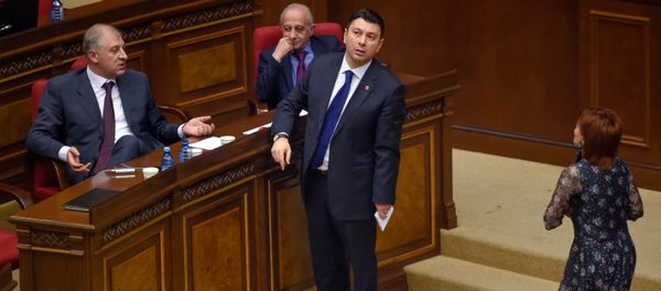 Специальное заседание парламента по выборам нового премьер-министра Армении (1 мая 2018). Еревaн - Sputnik Արմենիա