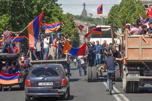 Проспект Маштоца (2 мая 2018). Ереван - Sputnik Армения