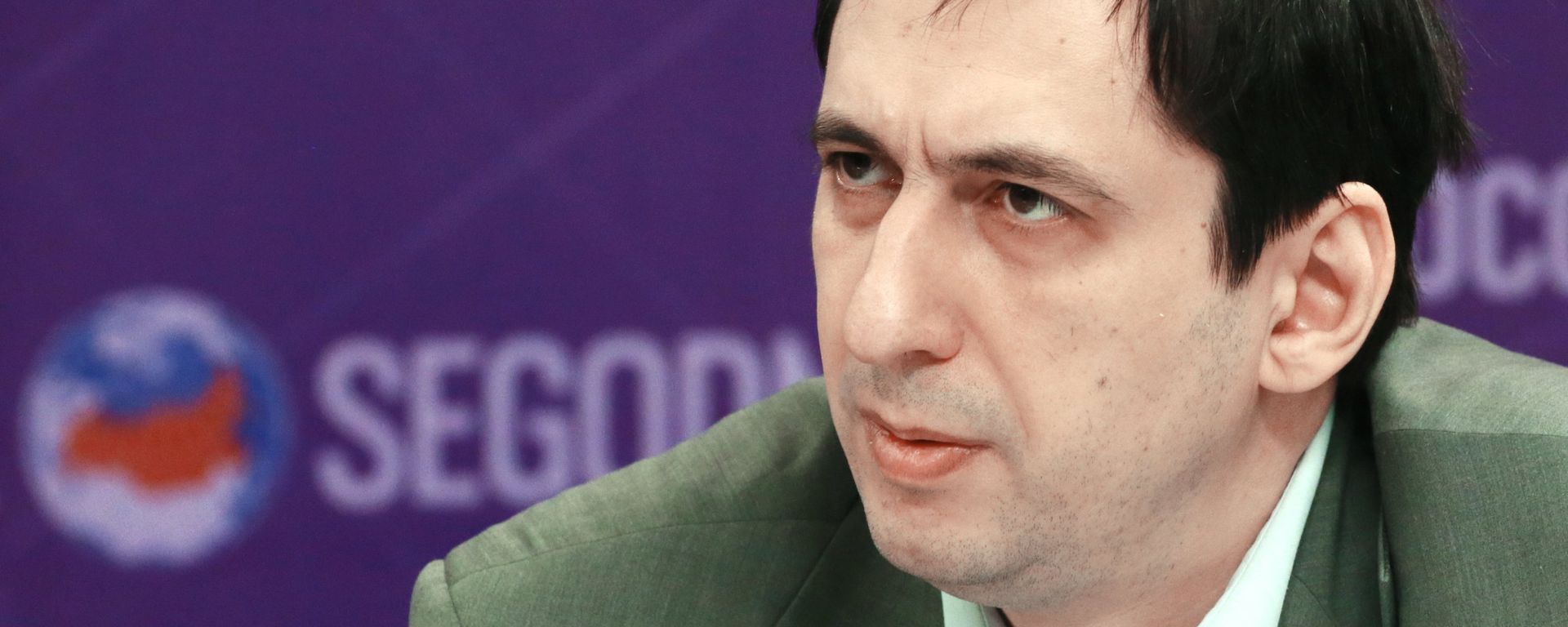 Эксперт Института востоковедения РАН Андрей Арешев во время видеомоста Москва - Ереван - Sputnik Армения, 1920, 15.02.2021