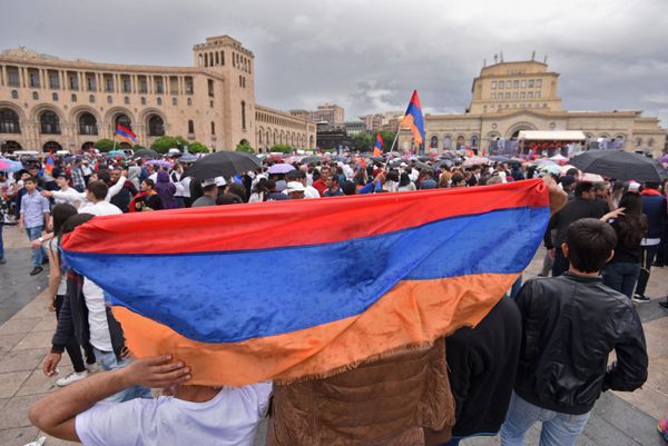 Площадь Республики после выбора Никола Пашиняна премьер-министром Армении (8 мая 2018). Еревaн - Sputnik Армения