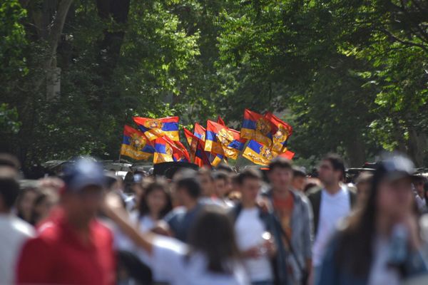 Улица Вазгена Саркисяна после выбора Никола Пашиняна премьер-министром Армении (8 мая 2018). Еревaн - Sputnik Армения