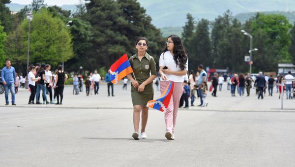 Праздник Победы в Арцахе (9 мая 2018). Степанакерт - Sputnik Արմենիա