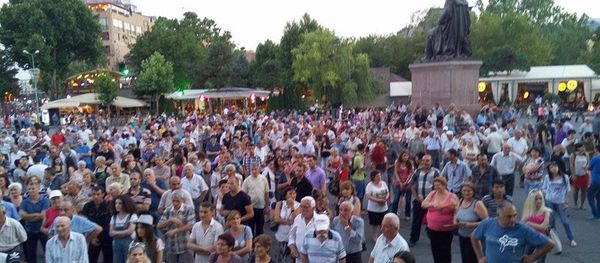 митинг на площади свободы в Ереване - Sputnik Արմենիա