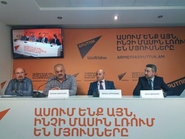 Пресс-конференция Фестиваль толмы и гастротуризм в Армении - Sputnik Армения