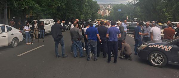 Митинг таксистов (16 мая 2018). Еревaн - Sputnik Армения