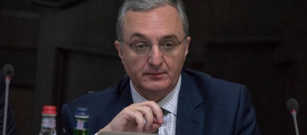 Министр иностранных дел Армении Зограб Мнацаканян на заседании правительства (17 мая 2018). Еревaн - Sputnik Армения