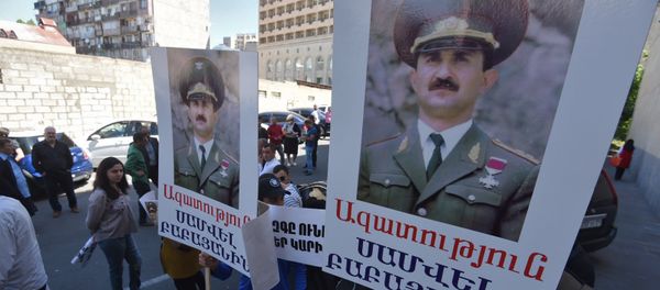 Акция протеста у Кассационного суда (18 мая 2018). Еревaн - Sputnik Армения