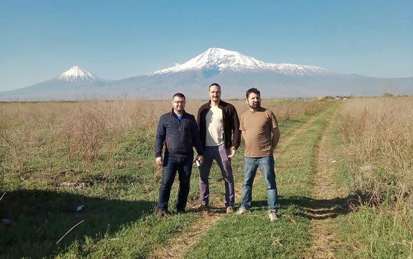 Съемочная группа международного фестиваля дудука в Армении Съемочная группа международного фестиваля дудука в Армении - Sputnik Армения