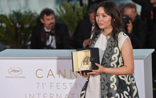 Актриса Самал Еслямова на фотосессии победителей в рамках церемонии закрытия 71-го Каннского международного кинофестиваля (19 мая 2018). Канны, Франция - Sputnik Армения