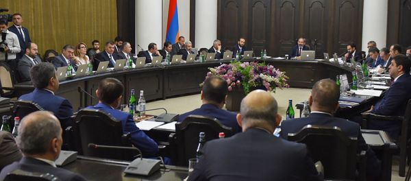 Заседание правительства Армении (24 мая 2018). Еревaн Заседание правительства Армении (24 мая 2018). Еревaн - Sputnik Армения