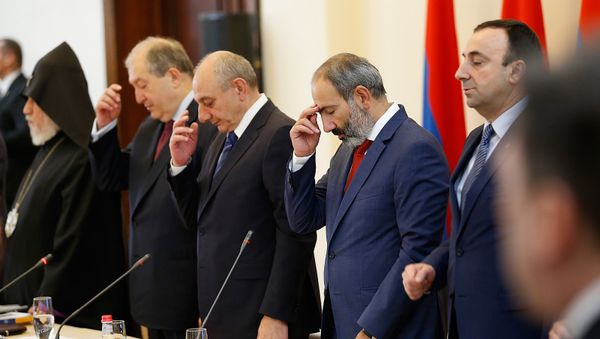 Заседание совета попечителей Всеармянского фонда Айастан (25 мая 2018). Еревaн - Sputnik Армения