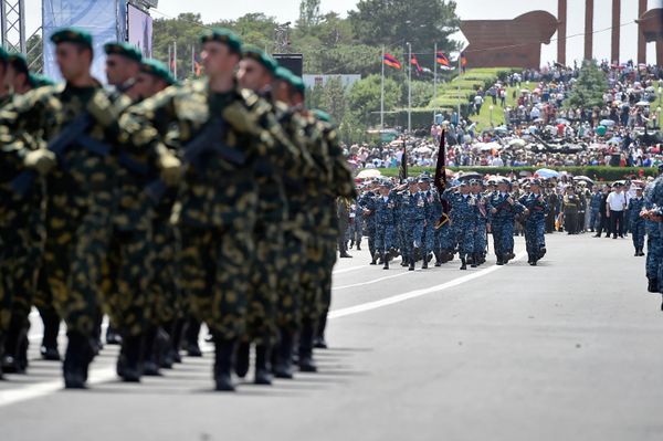 Праздование 100-летия провозглашения Первой Республики и Победы в Сардарапатском сражении (28 мая 2018). Сардарапат - Sputnik Армения