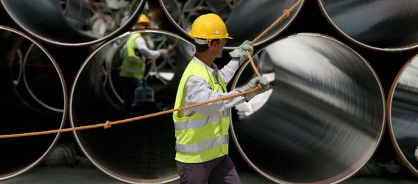 Строительство газовой трубы Строительство газовой трубы - Sputnik Армения