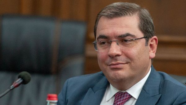 Председатель КГД Армении Давид Ананян в парламенте (29 мая 2018). Еревaн Председатель КГД Армении Давид Ананян в парламенте (29 мая 2018). Еревaн - Sputnik Արմենիա