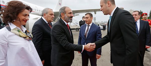 Официальный визит премьер-министра Никола Пашиняна в Грузию (30 мая 2018). Тбилиси - Sputnik Армения