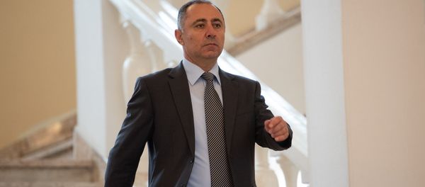 Министр энергетических инфраструктур и природных ресурсов Армении Артур Григорян после заседания правительства (1 июня 2018). Еревaн - Sputnik Արմենիա