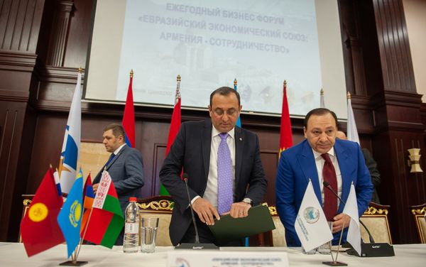 Ежегодный бизнес форум ЕАЭС Армения - сотрудничество (2 июня 2018). Цахкадзор - Sputnik Армения