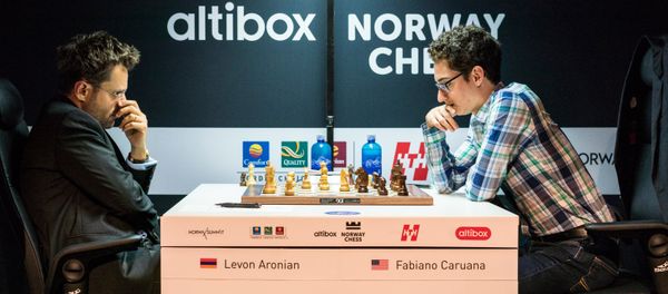 Партия Левон Аронян Фабиано Каруана в турнире Altibox Norway Chess 2018 (3 июня 2018). Ставангер, Норвегия Партия Левон Аронян Фабиано Каруана в турнире Altibox Norway Chess 2018 (3 июня 2018). Ставангер, Норвегия - Sputnik Армения