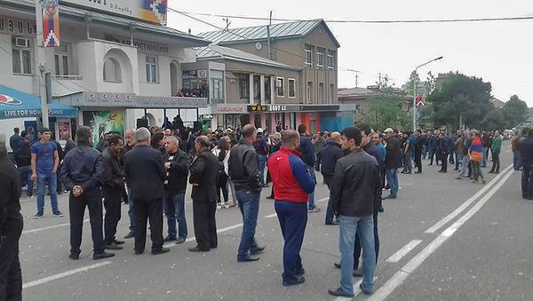 Акции протеста в Карабахе (3 июня 2018). Степанакерт - Sputnik Армения