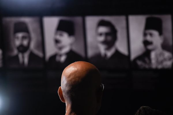 Лауреат премии Аврора доктор Том Катена (Судан) в музее-институте Геноцида армян (4 июня 2018). Еревaн - Sputnik Армения