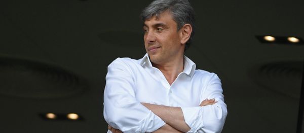 Президент ФК Краснодар Сергей Галицкий на матче российской премьер-лиги Краснодар - Локомотив (30 апреля 2018). Краснодар - Sputnik Արմենիա