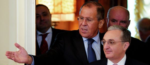 Встреча глав МИД РФ и Армении С. Лаврова и  З. Мнацаканяна - Sputnik Армения