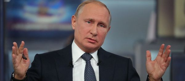 Прямая линия с президентом России Владимиром Путиным (7 июня 2018). Москва - Sputnik Армения