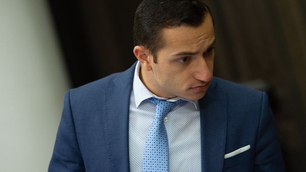 Министр диаспоры Армении Мхитар Айрапетян на заседании правительства (8 июня 2018). Еревaн - Sputnik Армения