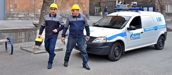 Бригада аварийной службы 1-04 на специальных тактических учениях МЧС Армении (1 марта 2018). Еревaн - Sputnik Արմենիա