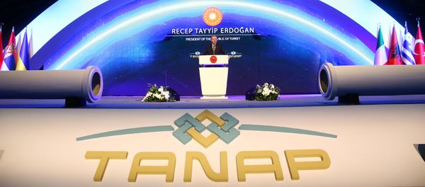 Выступление Президента Турции Тайипа Эрдогана во время церемонии открытия Трансанатолийского газопровода /TANAP/ (12 июня 2018). Эскишехир, Турция - Sputnik Արմենիա