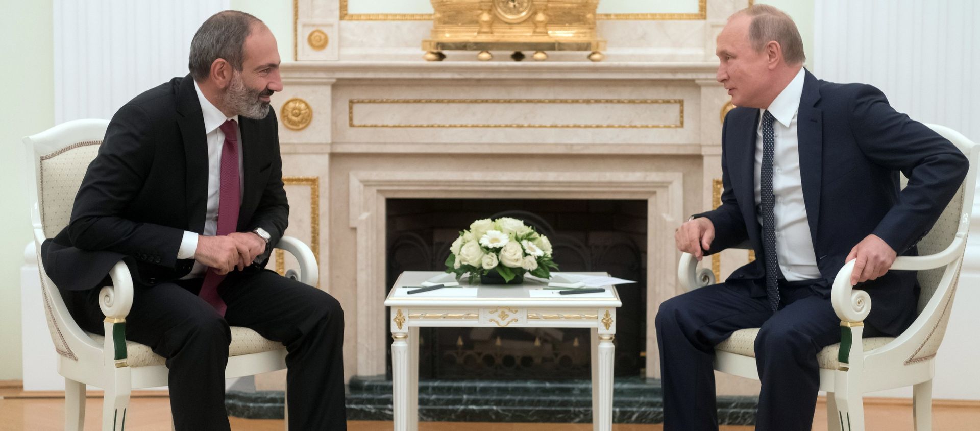 Встреча премьер-министра Армении Никола Пашиняна и Президента России Владимира Путина (13 июня 2018). Москвa - Sputnik Армения, 1920, 13.06.2018