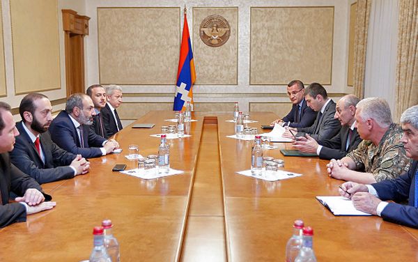 Նիկոլ Փաշինյանի ու Բակո Սահակյանի հանդիպումը - Sputnik Արմենիա