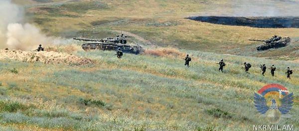 Ворнные учения в Карабахе - Sputnik Արմենիա