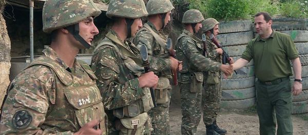 Министр обороны Армении Давид Тоноян посетил войсковую часть на северо-востоке страны - Sputnik Армения