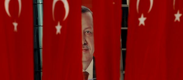 Портрет президента Турции Реджепа Эрдогана Портрет президента Турции Реджепа Эрдогана - Sputnik Армения