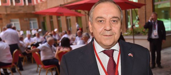 Заместитель председателя правительства Репсублики Крым, попстпред Репсублики Крым при Президенте РФ Георгий Мурадов Заместитель председателя правительства Репсублики Крым, попстпред Репсублики Крым при Президенте РФ Георгий Мурадов - Sputnik Արմենիա