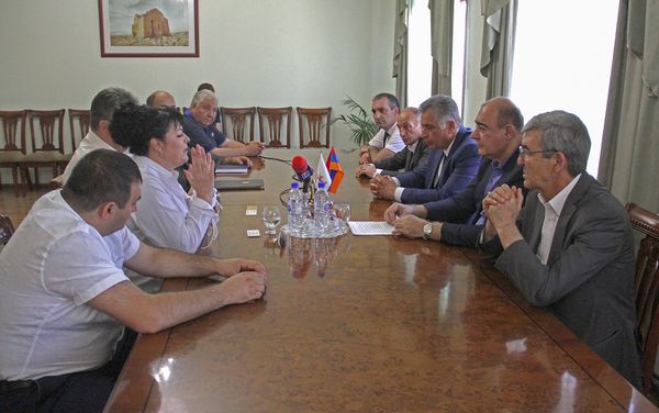 ՌԴ Կուրսկի շրջանի պատվիրակությունը Գյումրիում - Sputnik Արմենիա