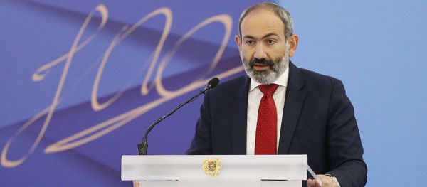 Премьер-министр Армении Никол Пашинян на торжественном заседании в Генпрокуратуре (1 июля 2018). Еревaн - Sputnik Армения