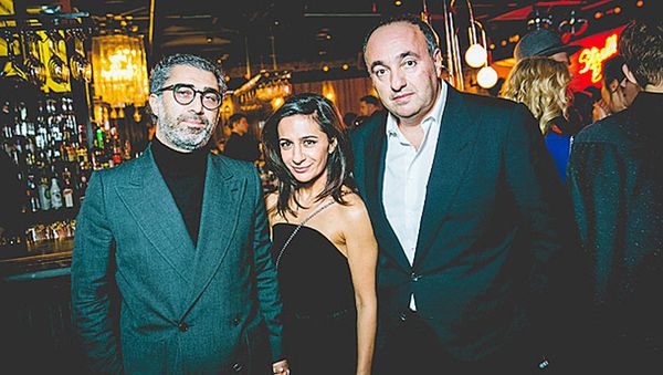Данил Хачатуров, Анна Меликян и Александр Роднянский на афтепати фильма Про любовь - Sputnik Армения