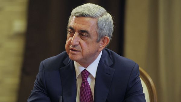 Президент Армении Серж Саргсян - Sputnik Армения